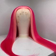 Highlight Lace Front Wig Human Hair | SULMY. Highlight Lace Front Wig, Black Red Hair, Dark Purple Hair, Blonde Streaks, 360 Frontal, Hair Tape, 613 Blonde, Pink Highlights, Wig Human Hair