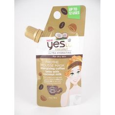 Yes to a light as air mask with the perfect blend of coffee and coconut milk for skin that's energized and moisturized. Formulated with coconut, coconut milk, and coffee, this super soft, lightweight, whipped mousse mud mask leaves skin feeling supple, smooth and glowing, ready to face the day, or night! The easy to use pouche holds up to 12 mask applications. Size: 2 oz.. Coconut Milk For Skin, Milk For Skin, Whipped Mousse, Coconut Oil Mask, Coconut Coffee, Boiled Egg Diet, Baking Soda Uses, Egg Diet, Coffee Latte