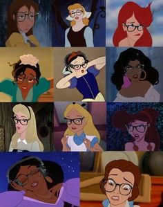 the many faces of disney princesses