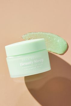 Formulated with castor seed oil, shea butter, mango seed butter, and vitamin E, this lip-quenching sleep mask lavishes lips all night long. | Sleep Overnight Lip Mask by NCLA Beauty in Mint at Anthropologie Ncla Beauty, Overnight Lip Mask, Castor Seed, Mango Seed, Beauty Sleep, Skin Care Mask, Seed Butter, Lip Mask, Sleep Mask