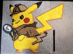 Pikachu Hama Beads, Pokémon Perler, Pixel Pokemon, Perler Beads Ideas, Pikachu Drawing, Pokemon Perler, Pokemon Cross Stitch, Pokemon Bead