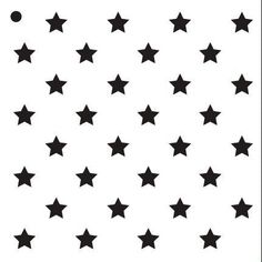 black and white stars are arranged in the shape of a square