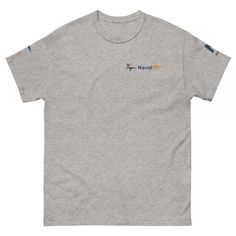 a grey t - shirt with the words new york on it