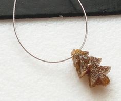 1 Pc 7.5mm Brown Rough Diamond Christmas Tree Brown Diamond Multi Sapphire