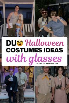 halloween costumes ideas with glasses for adults and kids