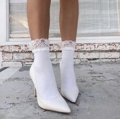 Mode Shoes, Dr Shoes, White High Heels, Socks And Heels, Shoe Inspiration, Shoe Inspo, Aesthetic Shoes, Mode Inspo, Aldo Shoes