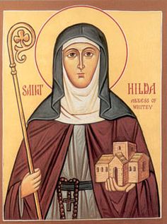 an icon of the mother of god, st hilara with her cross and shield