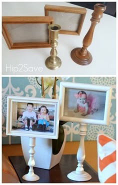 three different pictures are shown in the same frame and one has a baby's picture on