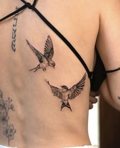 Bird Tattoo Ideas, Swallow Tattoos, Swallow Tattoo Design, Bird Tattoos, Bird Tattoo, Tattoos Designs, Tell Your Story, Black Ink Tattoos