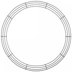 a drawing of a circular wire frame