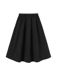 Details: Mysterious and noble black color Elastic waistband with a three-dimensional rubber label in the middle of the waistband for a chic and bright look Waist pleating design, from top to bottom, forming natural pleats, adding a sense of layering Umbrella skirt with side pockets Materials & Care: Polyester 100% Hand wash | Dry clean Do not bleach Size & Fit: Model is 5'7", Bust 32, Waist 24, Hips 35, wearing a size S Item #: IM3SK01 Rubber Label, Umbrella Skirt, Sale Promotion, Chic Me, Look Chic, Top To Bottom, Business Casual, Sweat Shirt, Elastic Waistband