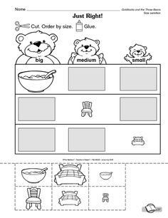 the worksheet for children to learn how to make their own cut and glue pictures