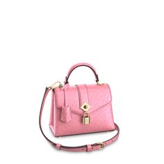 LOUIS VUITTON® - Rose Des Vents Mini - Candy Pink Louis Vuitton Rose Des Vents, Light Gold Color, Bag Obsession, Mansions Homes, Ostrich Leather, Candy Pink, Online Stores