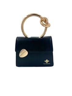 Gold circular handle structured handbag with detachable crossbody chain. Luxury Gold Bags With Detachable Handle, Luxury Formal Flap Bag With Turnlock Closure, Cheap Gold Top Handle Box Bag, Trendy Evening Bag With Gold-tone Hardware And Top Handle, Chic Formal Evening Bag With Round Handle, Formal Clutch With Detachable Strap And Round Handle, Trendy Handheld Box Bag With Gold-tone Hardware, Modern Shoulder Bag With Chain Strap And Top Handle, Box Bag With Detachable Handle In Crossbody Style