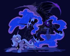 Nightmare Moon Fanart, Princess Luna Fanart, Nightmare Moon, Pony Art