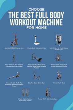 the best full body workout machine for home is shown in this advertisement