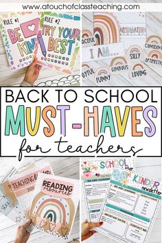 back to school must haves for teachers