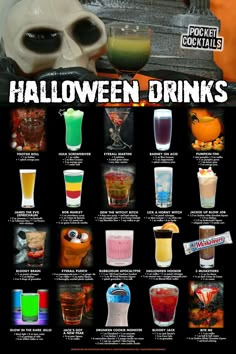 a poster with different types of drinks on it's sides and the words, your text here