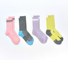 Freshen up those everyday staples with this set of crew-length athletic socks. From Complliments. Athletic Socks, Socks For Sale, Crew Socks, White And Black, Fashion Accessories, Socks