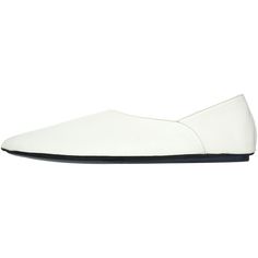 Jil sander white leather slippers material: 100% leather germany White Flat Leather Shoes With Stitched Sole, Classic White Slip-ons With Flat Heel, Cream Leather Flat Slip-ons, Leather Slip-on Slippers With Calf Leather Footbed, White Slip-ons With Rubber Sole And Flat Heel, White Leather Summer Loafers, White Leather Shoes With Rubber Sole And Flat Heel, White Leather Loafers For Summer, White Slip-ons With Stitched Sole For Spring