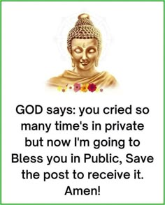 buddha quote about god says you tried so many time's in private but now i'm going to