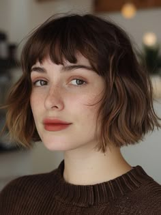 Low-Maintenance Textured Bob for Fine Hair Layered Bobs For Fine Hair, Bobs For Fine Hair, Textured Bobs, Bob Hair Style, French Bob, Layered Bobs, Layered Bob