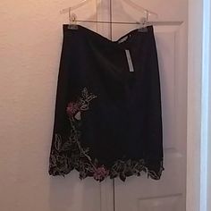 Nwt; Gc. Please Read Description To Ensure You Are Receiving The Correct Size. I Cannot Guarantee Fit. Comes From A Smoke Free Home. Sorry, No Trades. Reasonable Offers Accepted. Same/Next Day Shipping Thanks For Looking. Have A Blessed Day! Spring Formal Embroidered Skirt, Embroidered Black Evening Skirt, Embroidered Black Skirt For Evening, Black Embroidered Evening Skirt, Whimsigoth Clothes, Outfit Pieces, Boho Lifestyle, Style Reference, Fall Winter Wardrobe