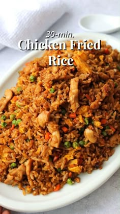 30-min Chinese Chicken Fried Rice Recipes For People Who Hate Cooking, Yummy Summer Dinners, Meal Ideas Black People, Quick Foods, School Pizza, Makanan Rendah Kalori, Ramadan Iftar, Cafeteria Food