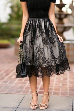 New Arrival Skirt, Street Style Skirt,Lace Skirt,Fashion Women Skirt,Spring Autumn Skirt ,Knee-Length Skirt Stil Rock, Street Style Skirt, Kroonprinses Mary, Rok Mini, Mode Kimono, Black Lace Skirt, Lace Outfit, Skirt Maxi, Retro Mode