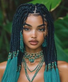 Ombre Hairstyles For Black Women, Braiding Techniques, Boho Braided Hairstyles, Braided Hairdo, Extra Long Hair, Cute Braided Hairstyles, Cornrow Hairstyles, Boho Braids, Goddess Braids