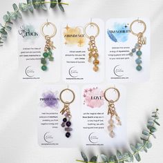 Elevate your accessories game with this stunning keychains featuring Green Aventurine, Citrine, Aquamarine, Amethyst, and Rose Quartz. Personalised with your own initial. Perfect for your phone, bag, or keys, each piece is crafted with love and attention to detail. 🌟 Benefits of these beautiful crystals: 🍀 Green Aventurine: Luck & Prosperity ☀️ Citrine: Positivity & Abundance 🌊 Aquamarine: Calm & Stress Relief 🔮 Amethyst: Protection & Spiritual Growth 💕 Rose Quartz: Love & Emotional Healing Amethyst Protection, Protection Keychain, Amethyst And Rose Quartz, Crystals Green, Protection Spiritual, Keychain Phone, Crystal Keychain, Beautiful Crystals, Crystal Healing Stones