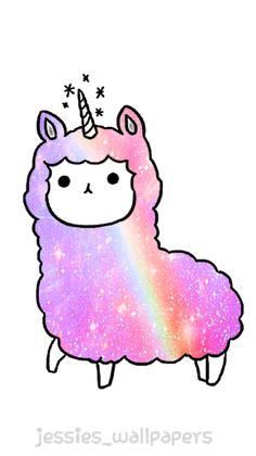 an animal with a unicorn horn on it's head and stars in the background