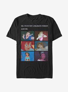 the little mermaids t - shirt from disney's animated movie, which is printed with