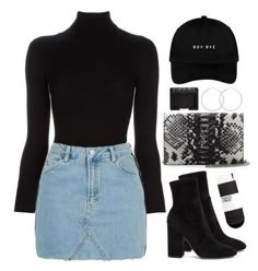 Looks super cool para usar no inverno Outfit Jeans, Ladies Dress Design, Casual Style Outfits, Denim Outfit, Fall Winter Fashion, Fall Style