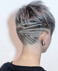 Some very Interesting Undercut Hairstyles with Hair Tattoos and Long Hair Undercut for Women    Women undercut hairstyles is the latest hairstyle trend of 2017 that has attracted the attention of millions of women who want to Barber Techniques, Asymmetrical Hair, Hair Tattoo Designs, Barber Style, Undercut Hairstyle, Trendy We Fryzurach, Hair Rainbow, Short Choppy Haircuts