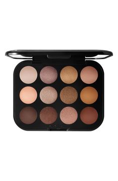 MAC Cosmetics Connect in Color 12-Pan Eyeshadow Palette | Nordstrom Mac Eyeshadow Palette, Mac Cosmetics Eyeshadow, Burnt Yellow, Arch Brows, Fill In Brows, Nude Eyeshadow, Mac Eyeshadow, Warm Yellow, Perfect Eyes