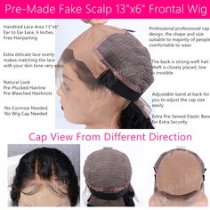 SKU- Texture SG6511 - Water Wave Hair Material 100% Virgin Human Hair Hair Color Natural Black Hair Density 130%/150%/180% Hair Length 10"- 30" Base Construction Pre-made Fake Scalp 13x6 Lace Frontal Wig with Secure Removable Elastic Band Lace Type Transparent/Light Brown French Lace Cap Size Small 21 Inch/Medium 22 Inch/ Large 23 Inch Hairline Lightly Pre-plucked & Bleached Natural Hairline Baby Hair Around the perimeter Knots Single knots in front, Double sealed knots whole head Free wig kits 13x6 Lace Frontal Wig, Frontal Wig Body Wave, Really Curly Hair, Baby Hair Brush, Bald Cap, Loose Waves Hair, Hair Knot, Deep Wave Hairstyles, Wig Caps