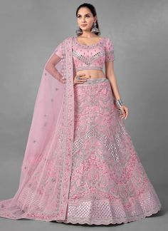 Buy Trendy Designer Lehenga Choli Online Lehenga For Girls, Indian Lehenga Choli, Reception Lehenga, Net Blouses, Indian Bridal Lehenga, Net Lehenga