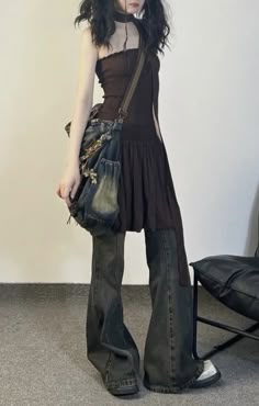 2000s Japanese Fashion, Swaggy Outfits, Soft Grunge, 가을 패션, Dream Clothes, Japanese Fashion, Grunge Outfits, Types Of Fashion Styles