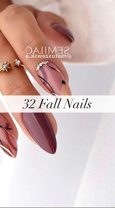 Discover 32 Fall Nails You Need to Try This Year! From chic Fall Gel Nails to Her Nails looks that will leave you obsessed, these Sophisticated Fall Nails are perfect for the season. Get inspired with Fall 24 Nails and Cute Nails For Fall that add a festive touch. Whether you're looking for Nail Inspo Thanksgiving or Classy Acrylic Nails, we’ve got the ultimate Nagel Inspo. Stay on top of the Nails Trends Fall 2024 with Classy Nail Colors Fall and Trending Nail Inspo 2024 for a flawless manic...