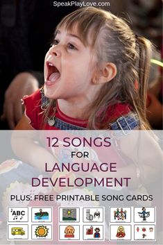 Movement Songs For Toddlers, Toddler Songs, Language Development Activities, Toddler Speech, Movement Songs, Circle Time Songs, Songs For Toddlers, Preschool Speech, Preschool Music