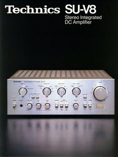 an instruction manual for the technic su - v88 stereo integrated dc amplifier