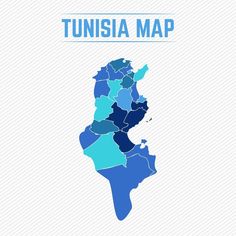 a map of the country of tunisia with all its capital cities and major roads