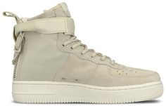 Nike Womens WMNS SF AF1 Mid Fossil AA3966-202 Af1 Mid, Nike Sf Air Force 1, Nike Sf, Air Force 1 Mid, Nike Womens, Air Force 1, Fossil, Air Force, Nike Women