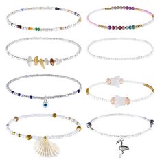 PRICES MAY VARY. Effortless Elegance: Elevate your style with our exquisite handcrafted beaded anklet that effortlessly combines boho chic with timeless elegance. The intricate beadwork showcases meticulous craftsmanship, making it a standout piece for those who appreciate exceptional design. Premium Quality Materials: Crafted from high-quality, durable beads, this anklet is designed to stand the test of time while retaining its radiant beauty. The beads exude a subtle luster that catches the li Beads Anklet, African Bracelets, Beaded Ankle Bracelets, Foot Chain, Radiant Beauty, Beaded Ankle, Beaded Anklet, Beaded Anklets, African Beads