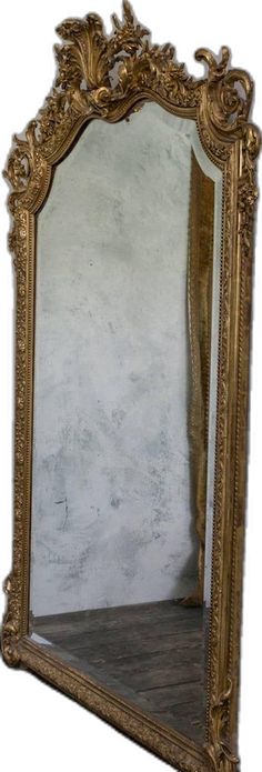 French Baroque Interior, French Frames, Large Antique Mirror, Antique Vintage Decor, Baroque Mirror, French Baroque, Mirror Aesthetic, Mirror Room, Yennefer Of Vengerberg