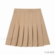 Lasaky - Grey Pleated Skirt: High-Waisted A-Line Mini Skirt with Anti-Slip Design School Uniform Dress, Professional Uniforms, School Uniform Skirts, Uniform Skirt, Grey Pleated Skirt, Grey Maxi Skirts, School Skirt, High Waisted Pleated Skirt, Uniform Dress