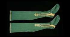 Extant stockings from the 18th century, including clocked stockings and hand-knit stockings. American Duchess, Knit Stockings, Vintage Stockings, French Silk, Frou Frou, Historical Costume