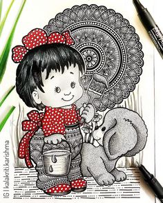 Karishma Srivastava, Kalakriti Karishma, Mandala Work, Pen Art Doodle, Mandala Animals, Mandala Arts, Dancer Painting, Mandala Doodle