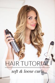 Big Curls, Long Hair Tutorial, Long Curls, Favorite Hairstyles, Loose Curls, The Teacher, Up Girl, Curled Hairstyles